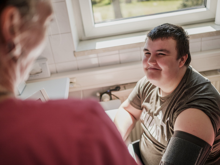 Patient im Gespräch